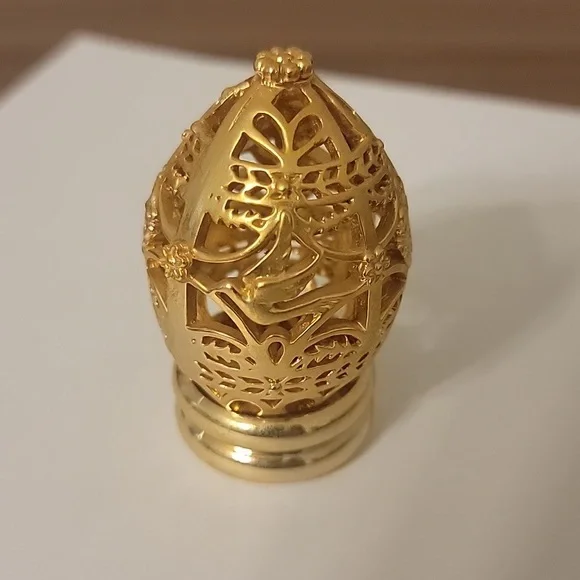 1988 Franklin Mint Golden Filigree Easter Egg - Picture 6 of 9